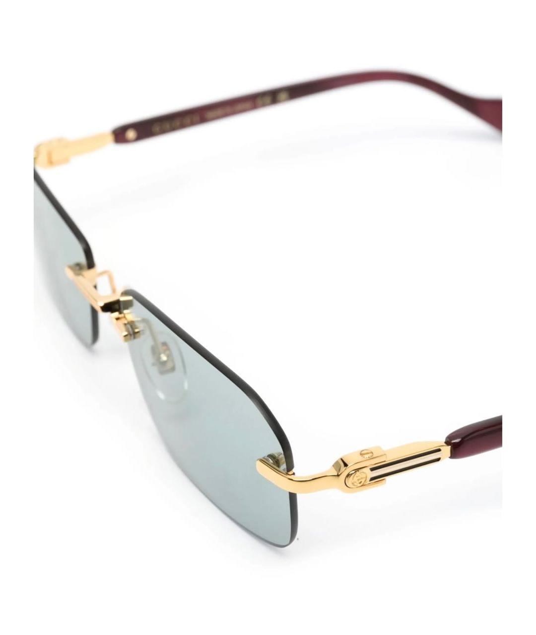 GUCCI Голубые солнцезащитные очки, фото 3