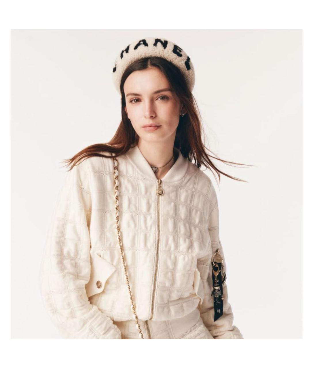 CHANEL Белый ободок, фото 4