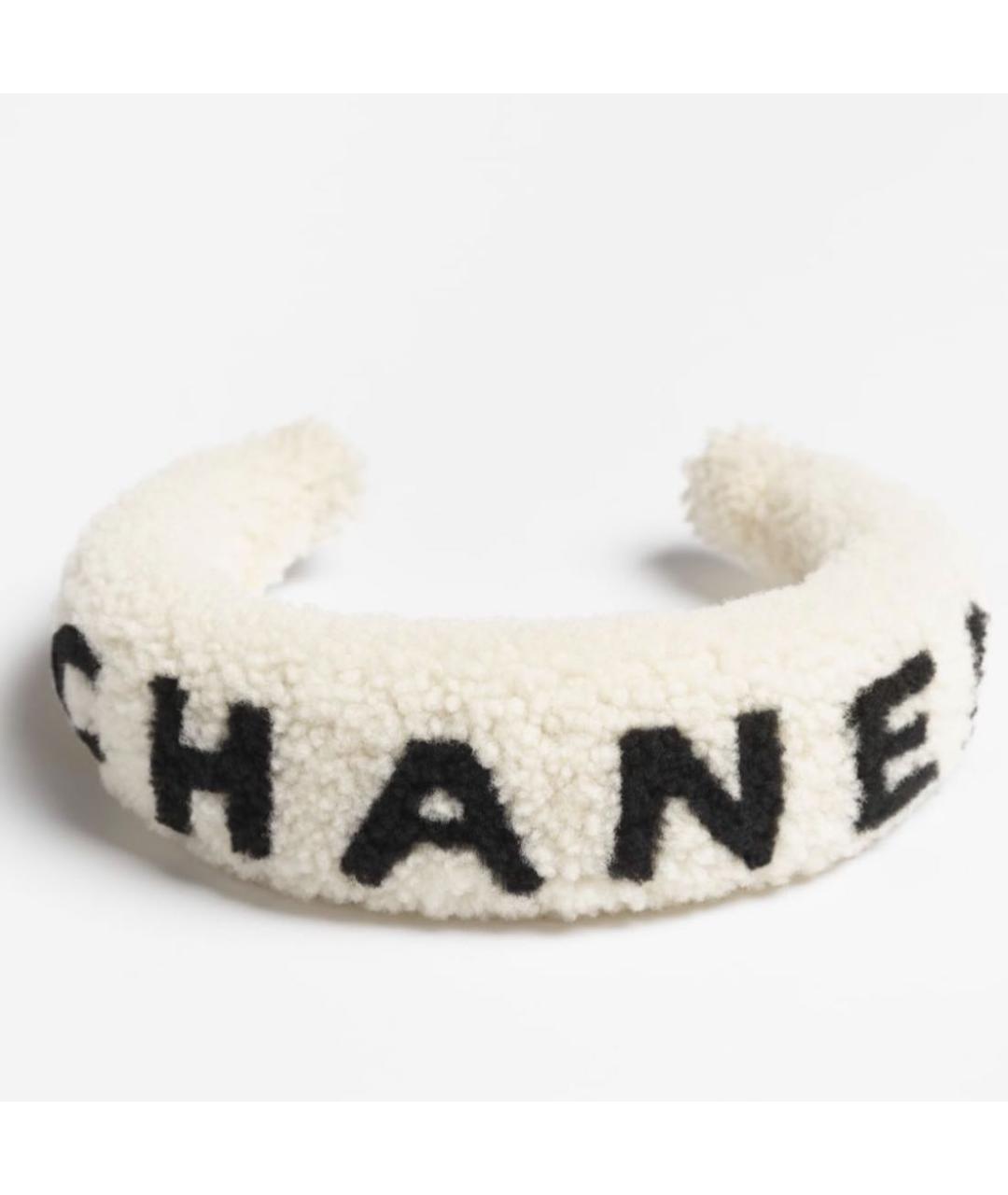 CHANEL Белый ободок, фото 2