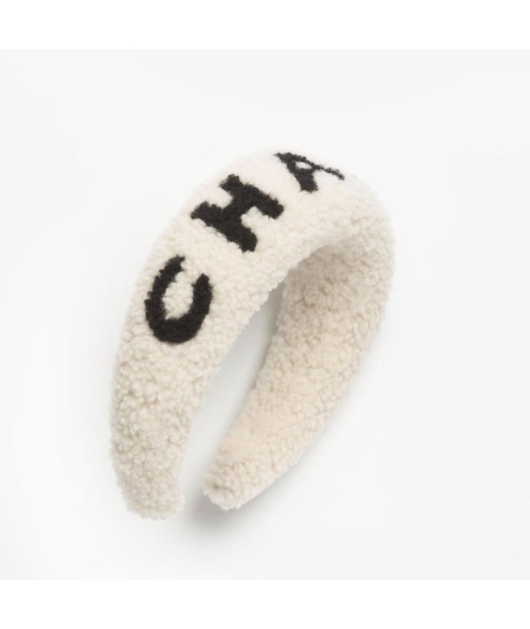 CHANEL Белый ободок, фото 8