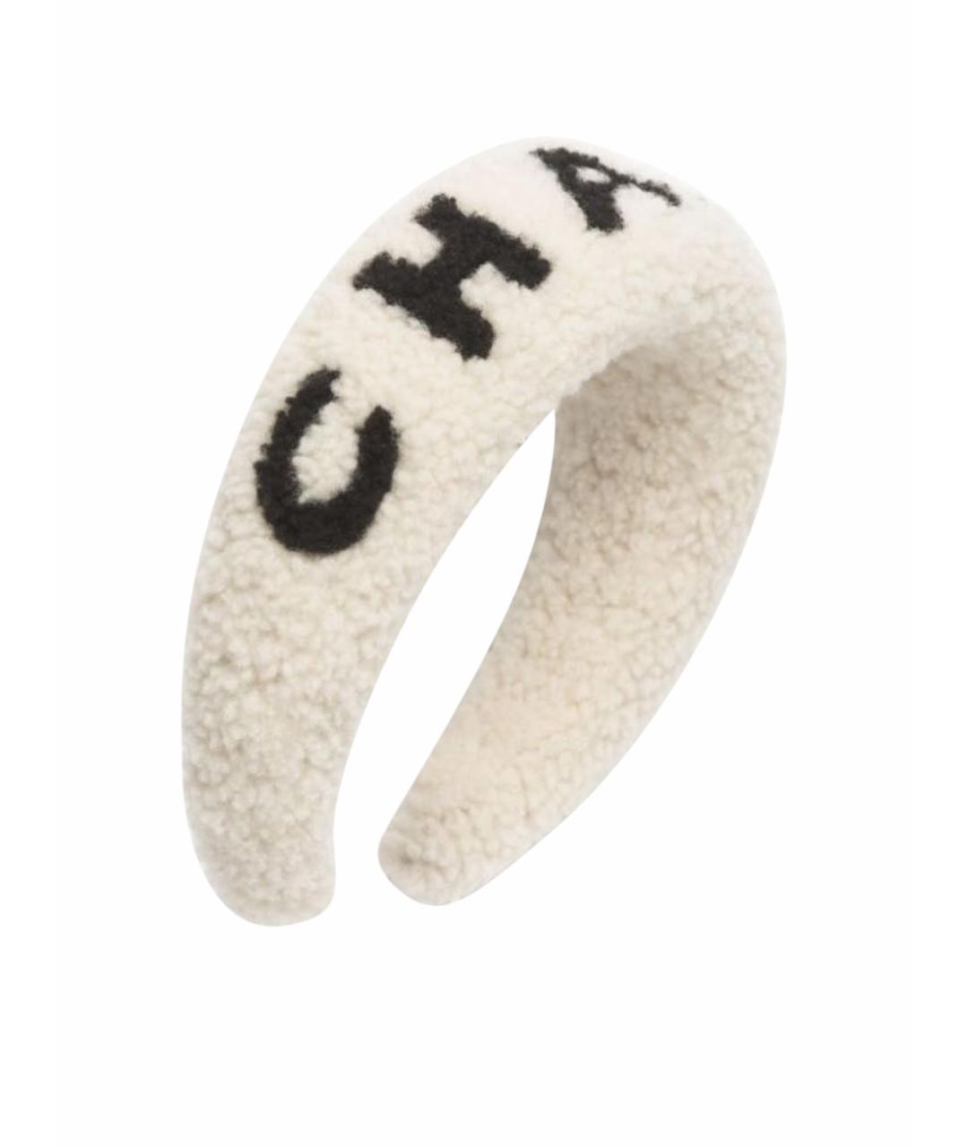 CHANEL Белый ободок, фото 1