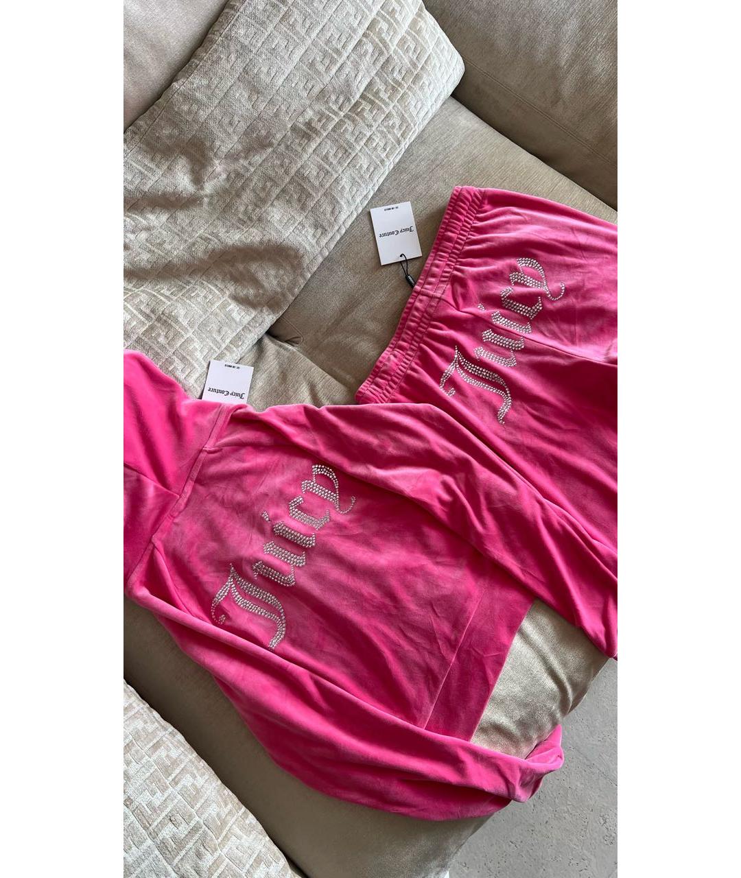 JUICY COUTURE Розовый полиэстеровый спортивные костюмы, фото 2
