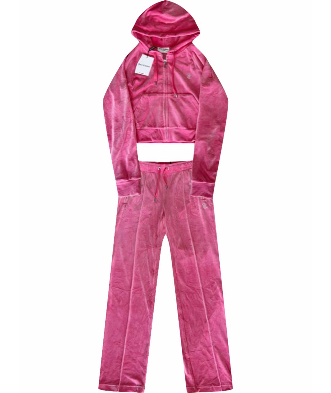 JUICY COUTURE Розовый полиэстеровый спортивные костюмы, фото 1