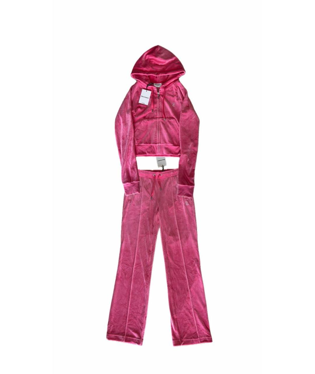 JUICY COUTURE Розовый полиэстеровый спортивные костюмы, фото 9