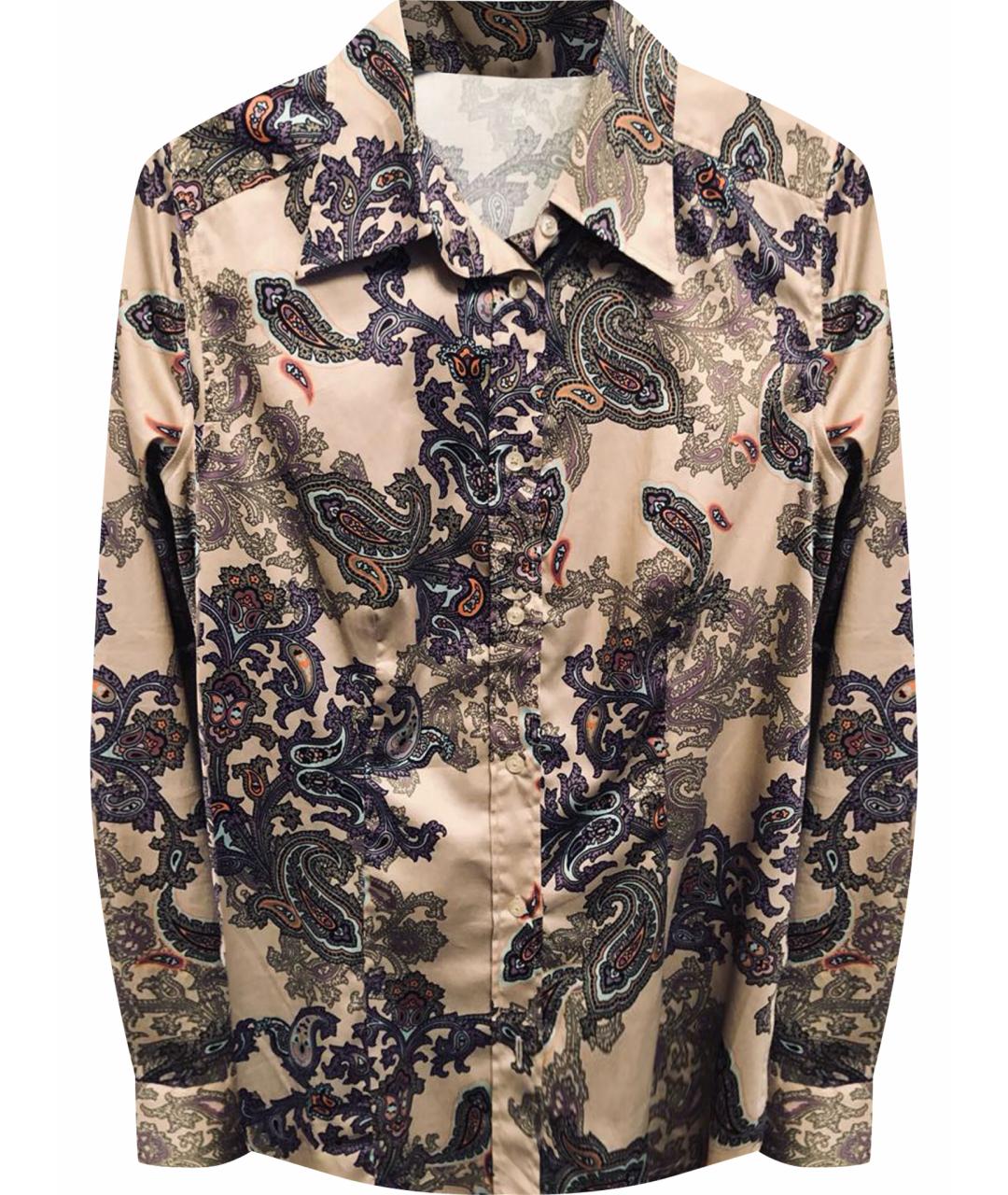 ETRO Фиолетовая хлопко-эластановая рубашка, фото 1