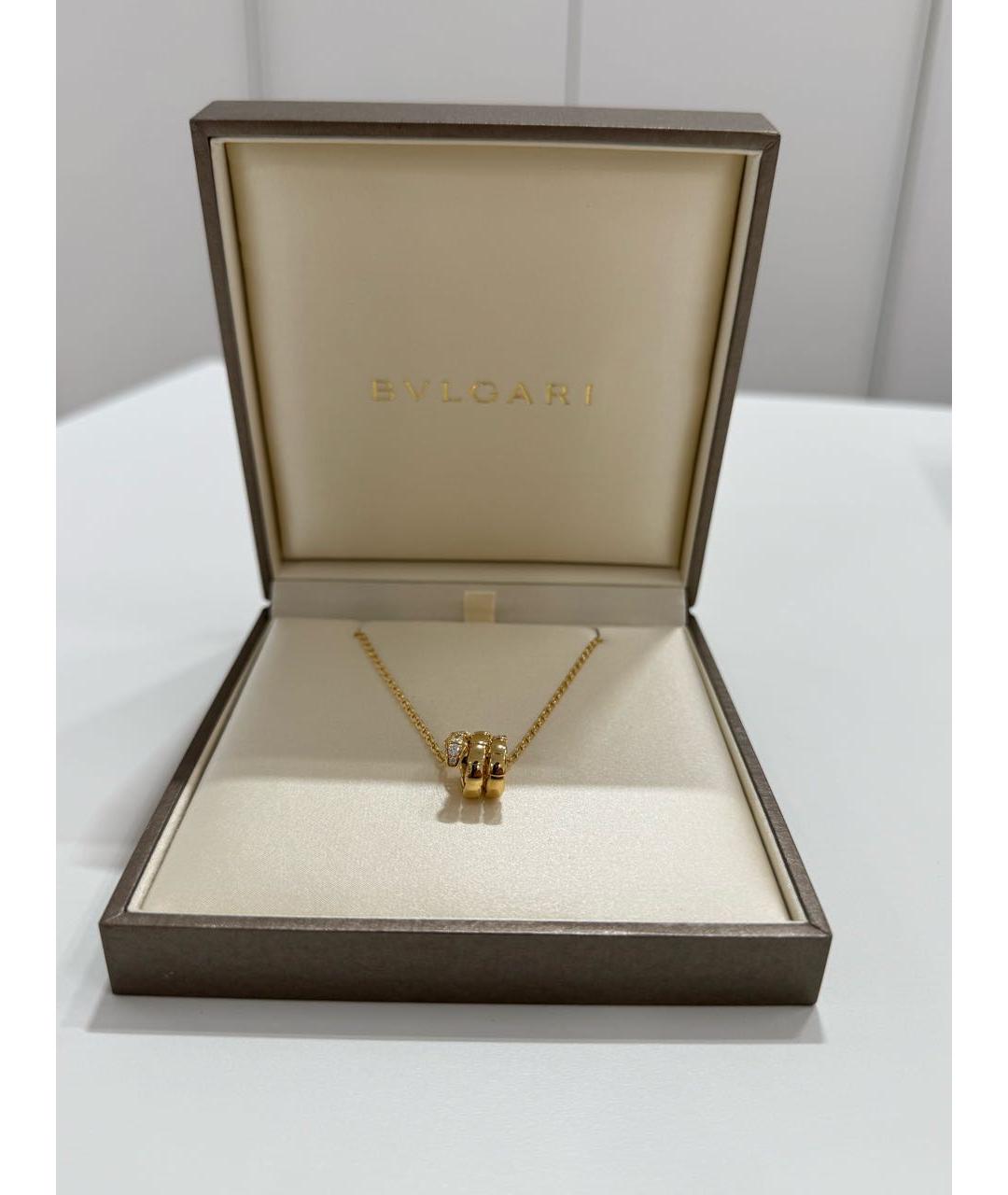 BVLGARI Золотая подвеска из желтого золота, фото 4