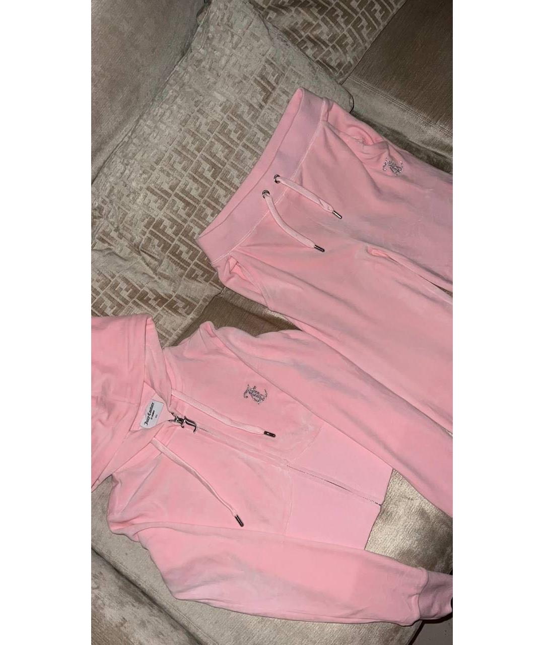 JUICY COUTURE Розовый полиэстеровый спортивные костюмы, фото 3