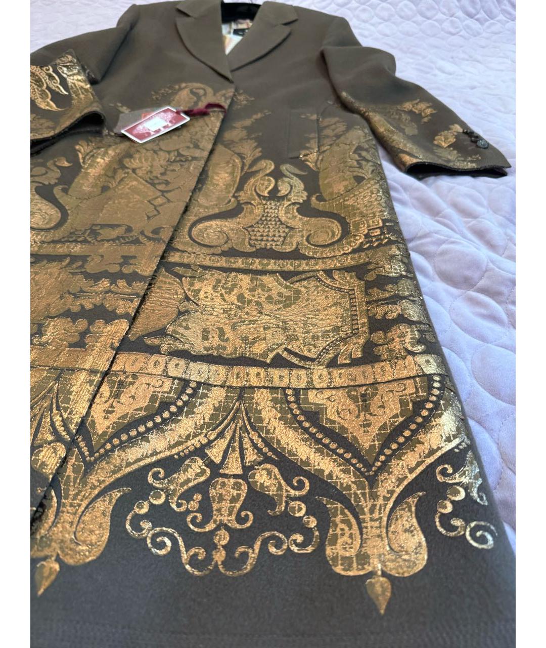 ETRO Коричневое кашемировое пальто, фото 4