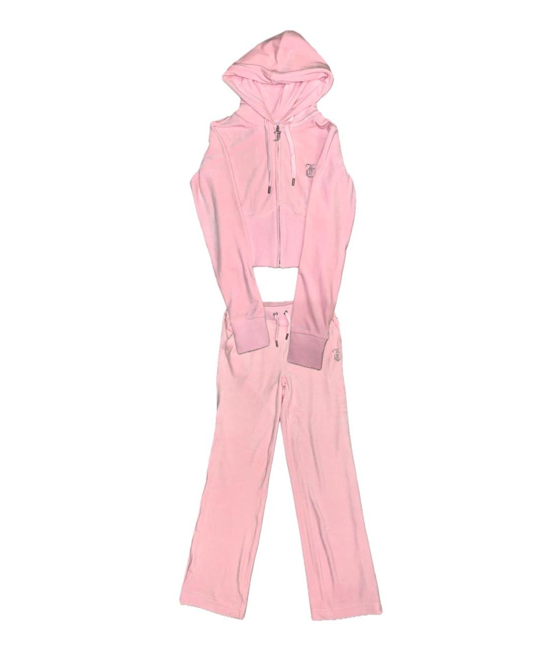JUICY COUTURE Розовый полиэстеровый спортивные костюмы, фото 1