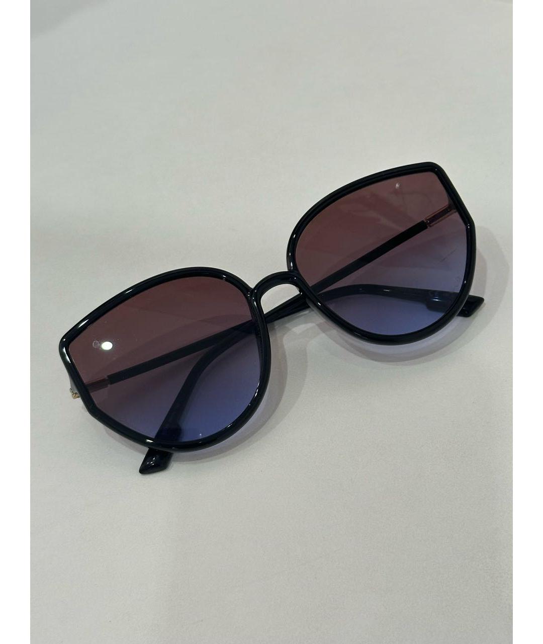 CHRISTIAN DIOR Черные пластиковые солнцезащитные очки, фото 8