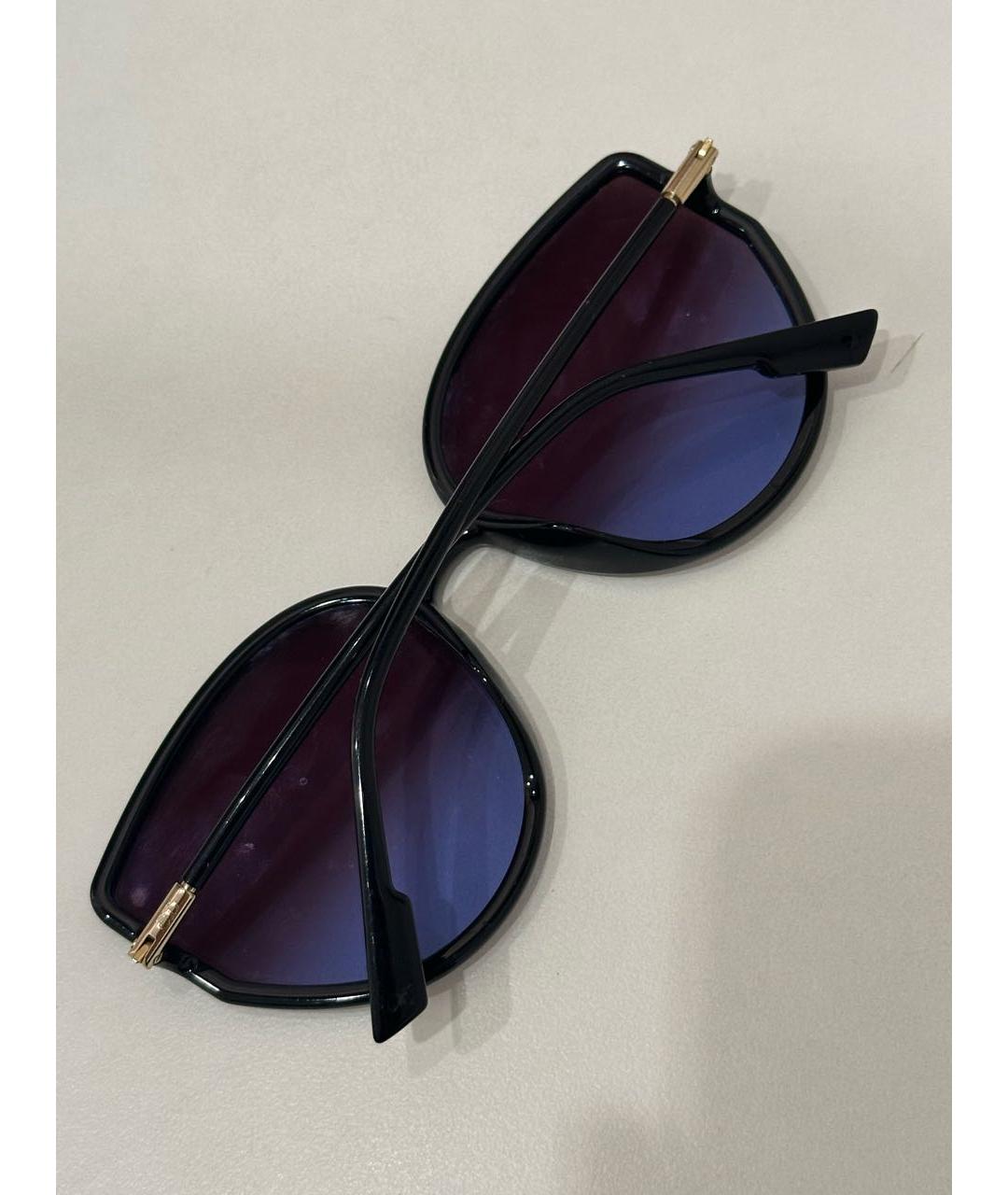 CHRISTIAN DIOR Черные пластиковые солнцезащитные очки, фото 6