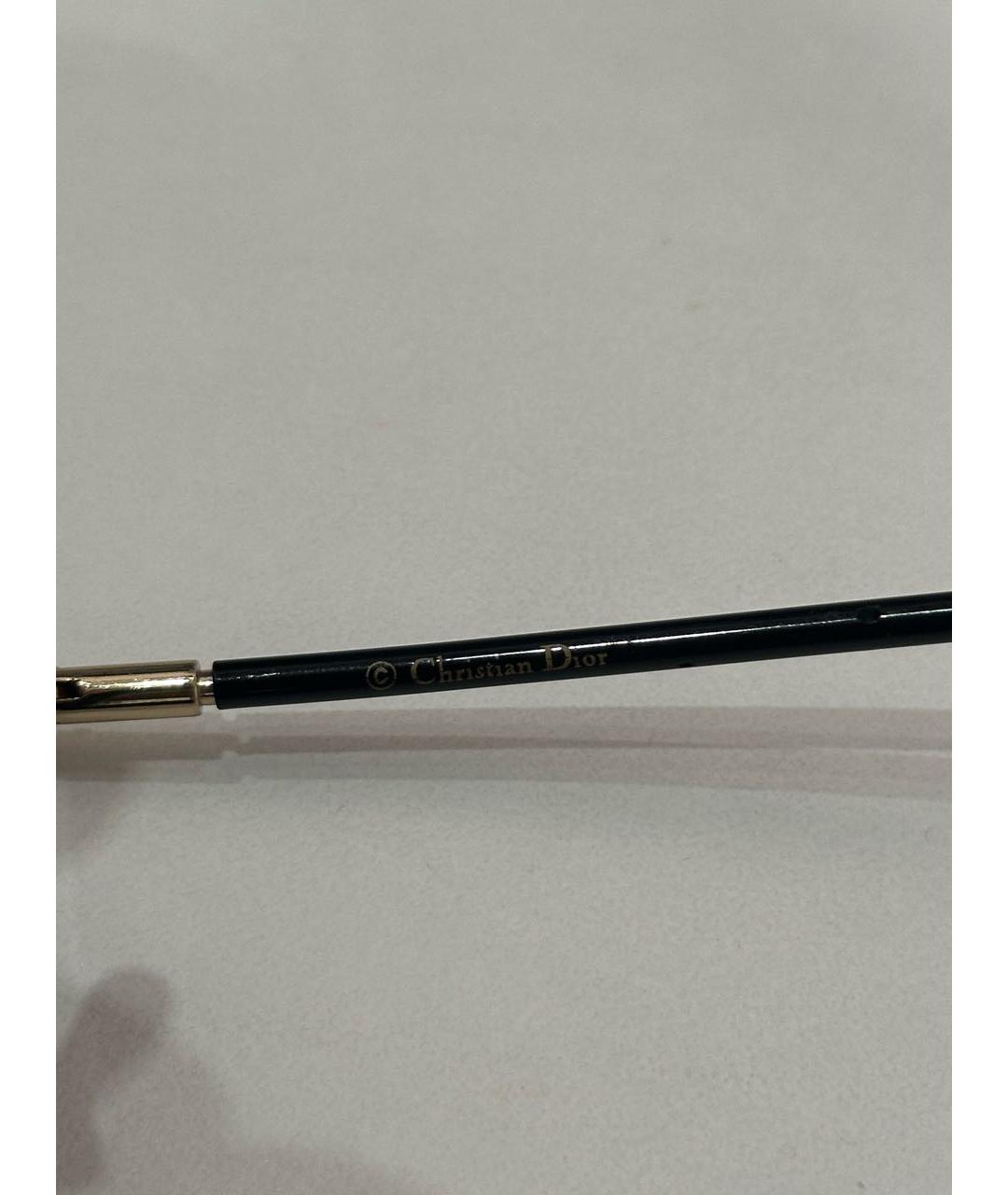 CHRISTIAN DIOR Черные пластиковые солнцезащитные очки, фото 7