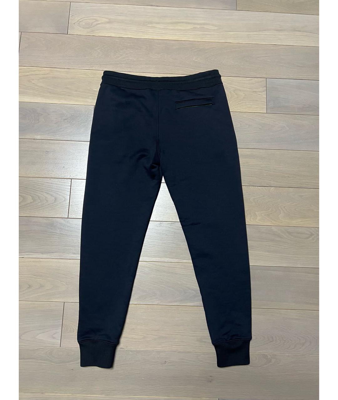 PAUL SMITH Черные хлопковые повседневные брюки, фото 2