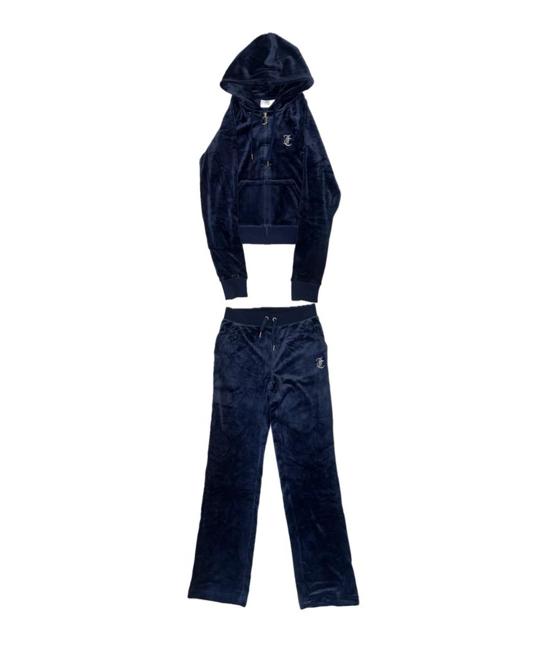 JUICY COUTURE Темно-синий полиэстеровый спортивные костюмы, фото 1