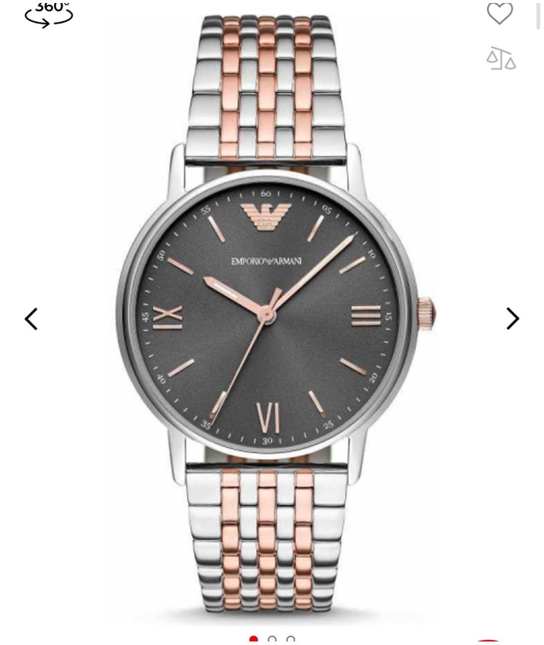 EMPORIO ARMANI Стальные часы, фото 5