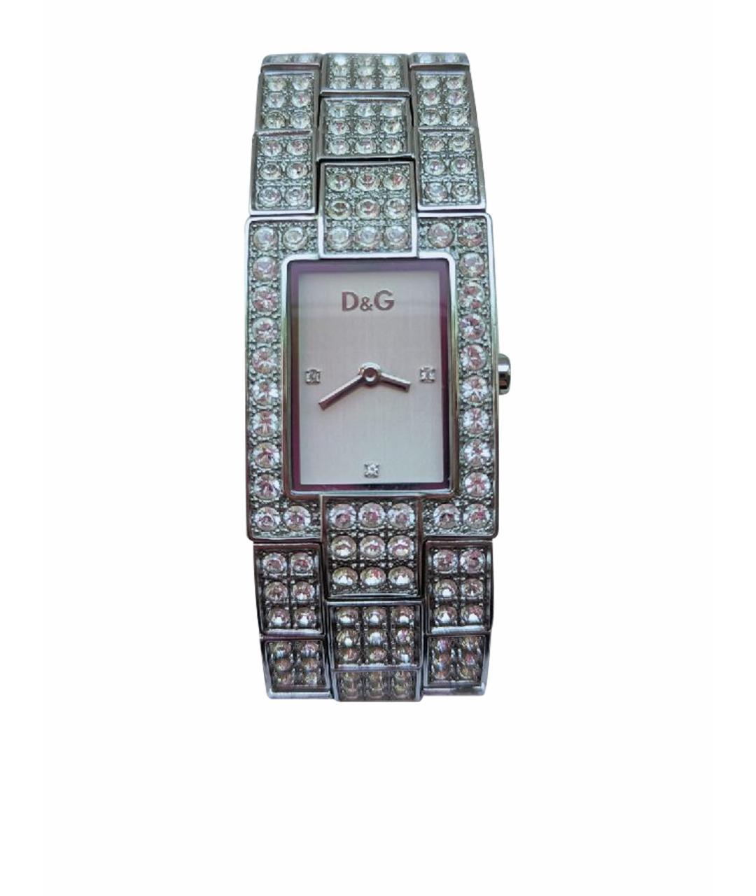 DOLCE&GABBANA Серебряные стальные часы, фото 1