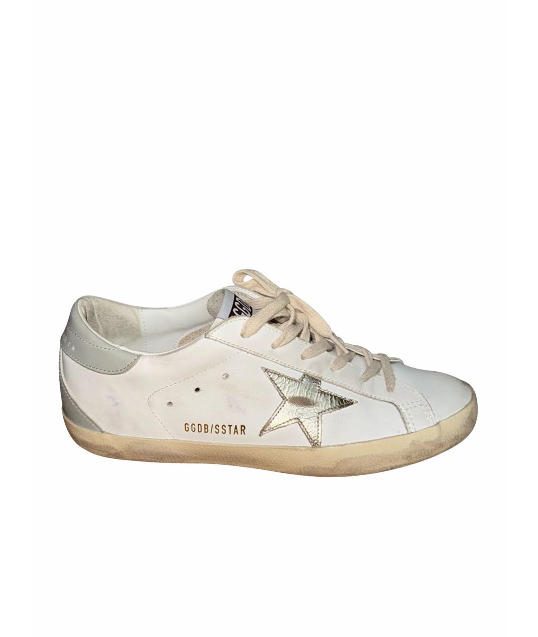 GOLDEN GOOSE DELUXE BRAND Белые кеды, фото 1