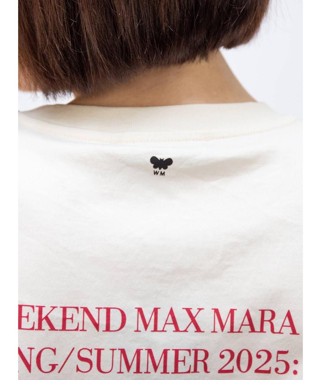 WEEKEND MAX MARA Хлопковая футболка, фото 4