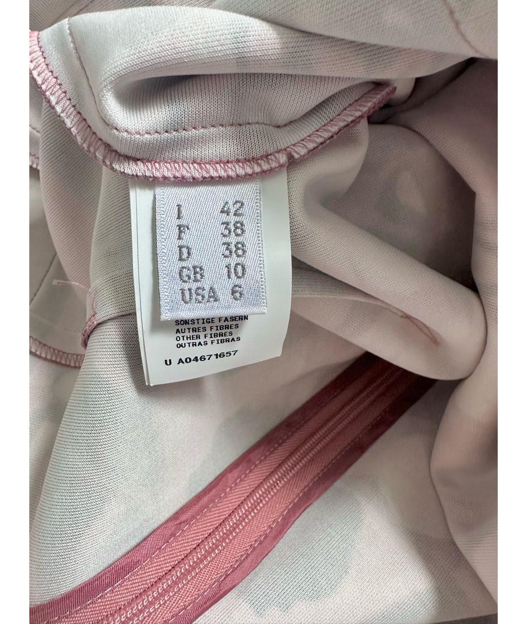 ALBERTA FERRETTI Мульти полиэстеровое коктейльное платье, фото 4