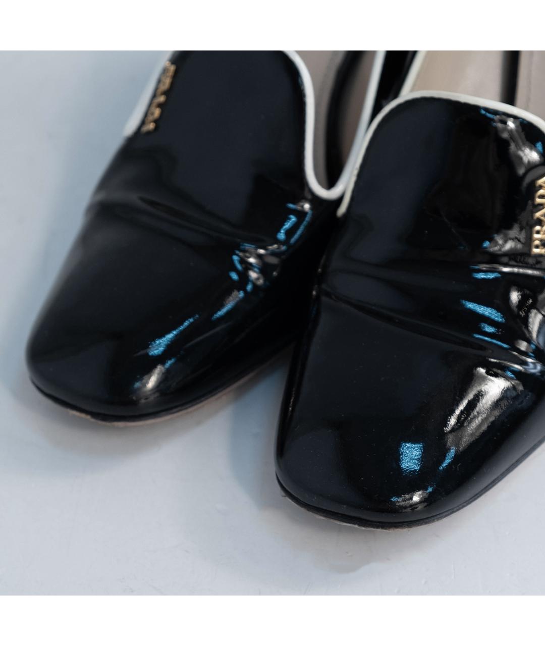 PRADA Черные туфли из лакированной кожи, фото 3
