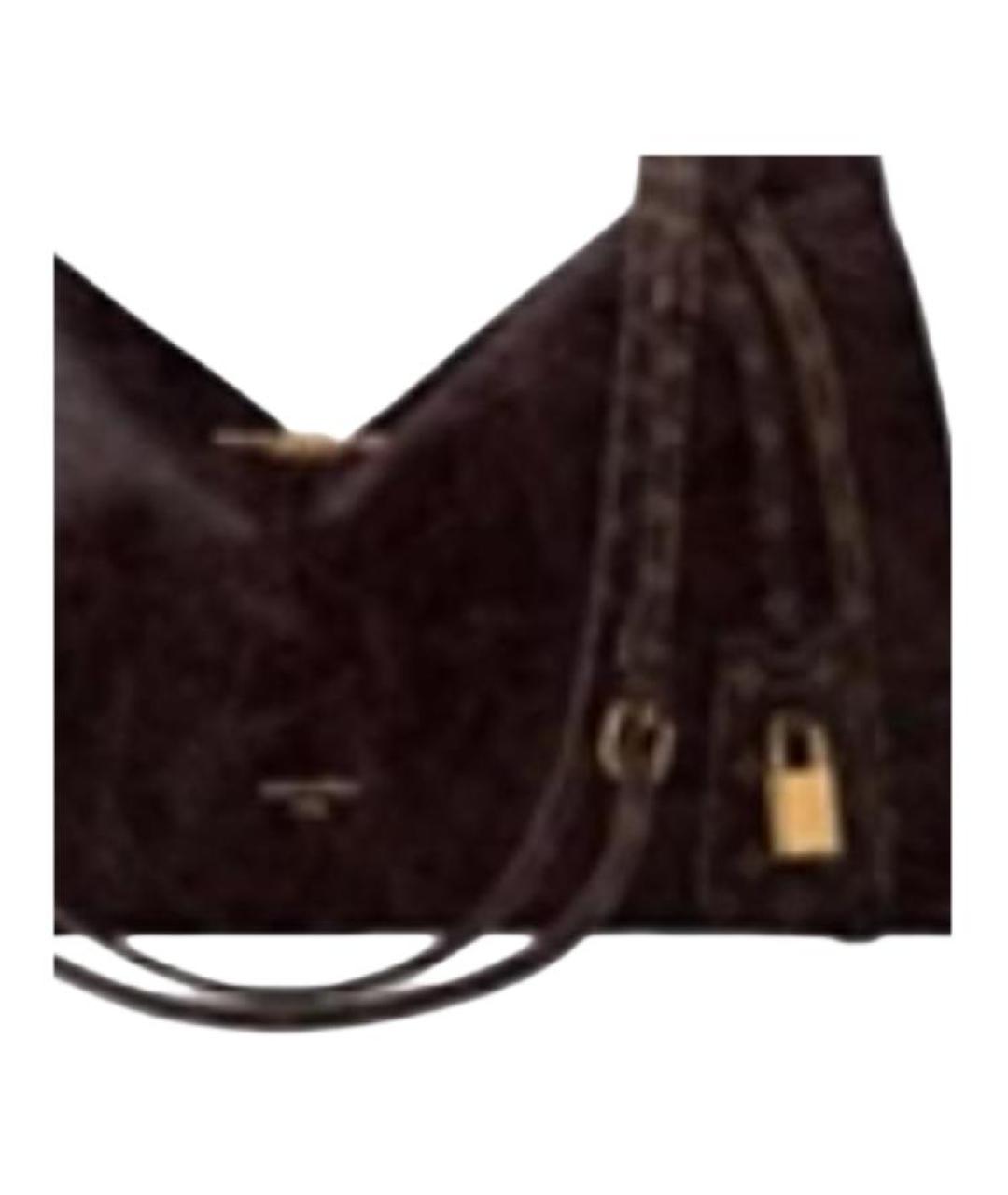 LOUIS VUITTON Коричневая сумка с короткими ручками, фото 2