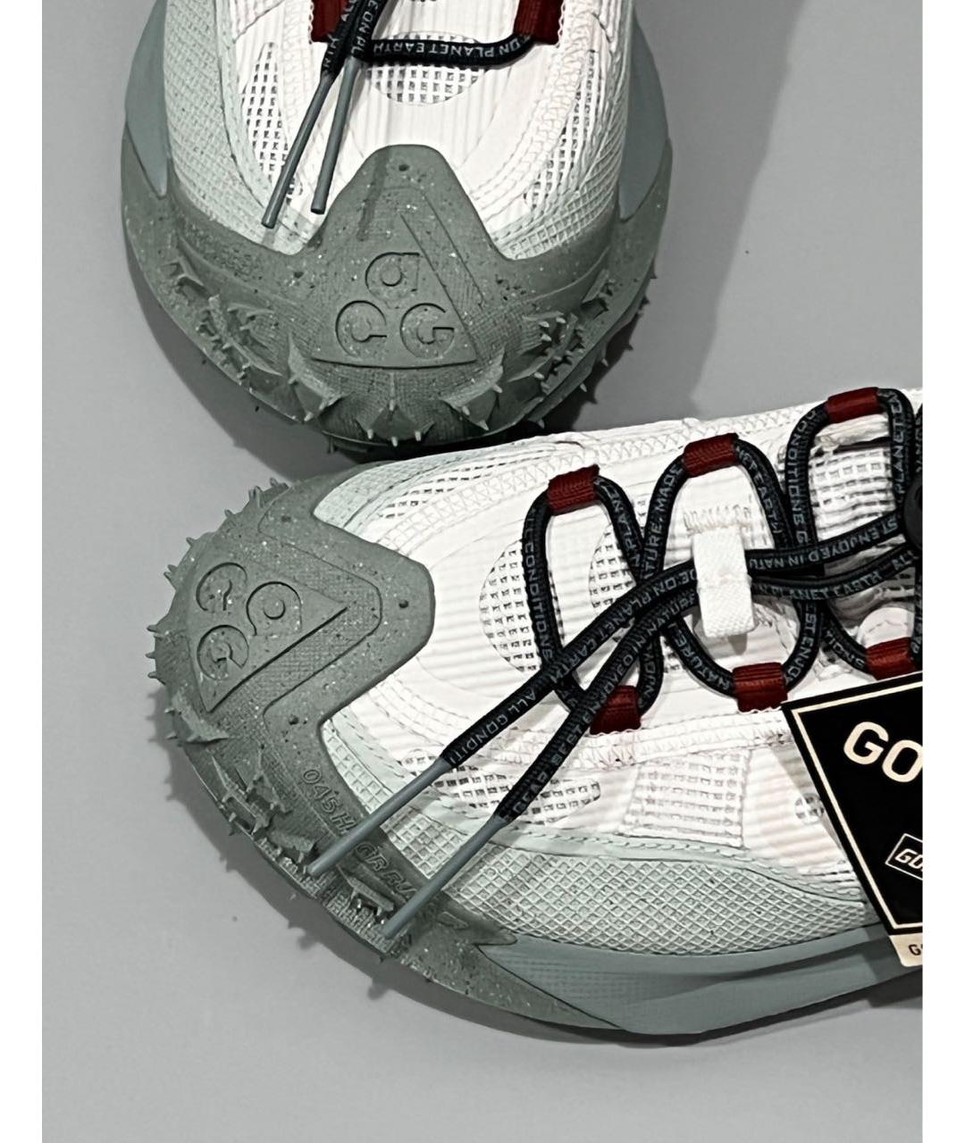 NIKE ACG Белые резиновые низкие кроссовки / кеды, фото 7