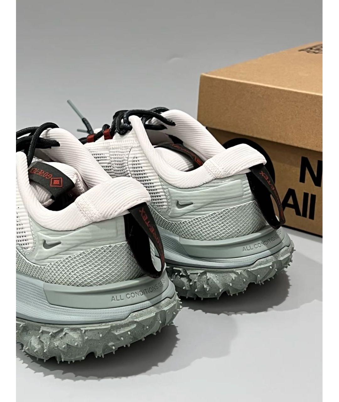 NIKE ACG Белые резиновые низкие кроссовки / кеды, фото 6