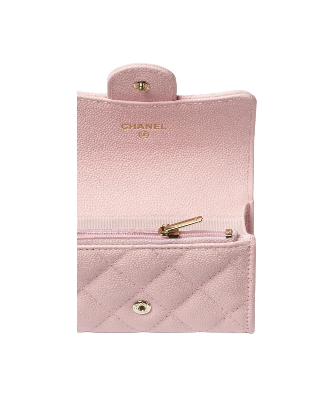 CHANEL Розовый кардхолдер, фото 4