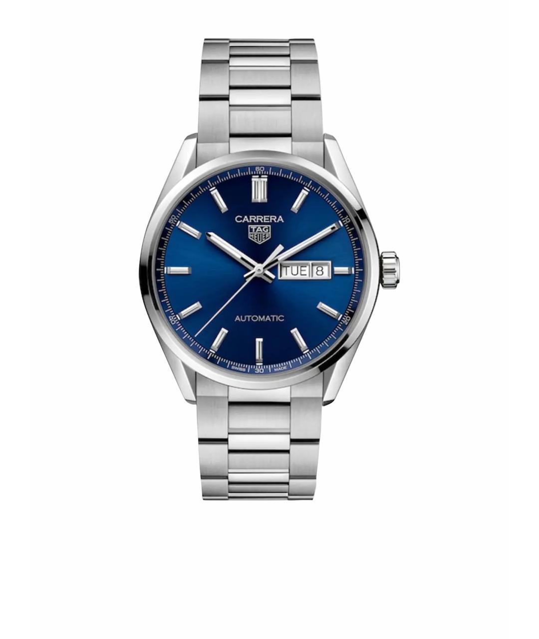 TAG HEUER Синие металлические часы, фото 1