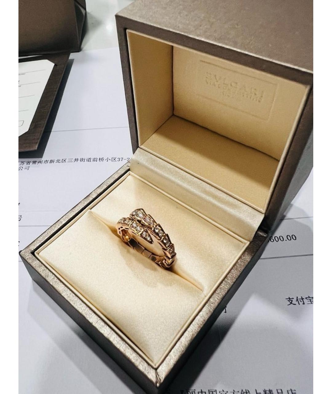 BVLGARI Золотое кольцо из розового золота, фото 3