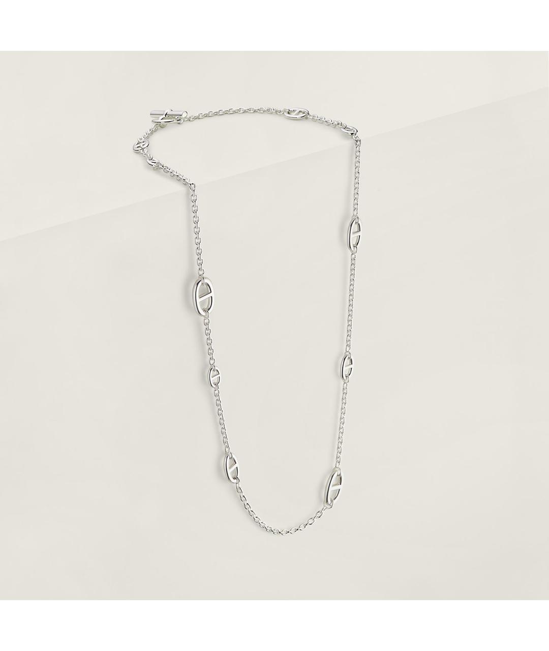 HERMES Серебряное серебряное колье, фото 6