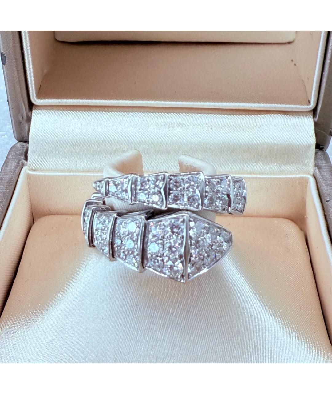 BVLGARI Серебряное кольцо из белого золота, фото 8