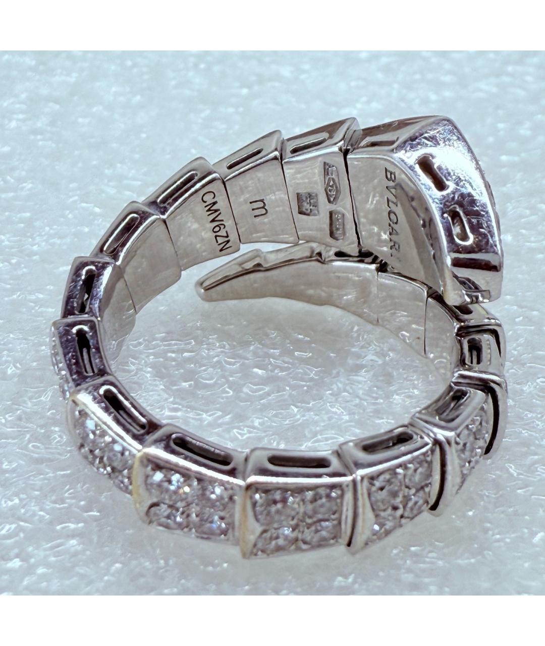 BVLGARI Серебряное кольцо из белого золота, фото 7