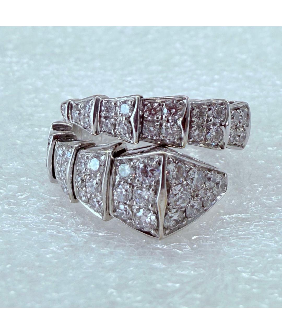 BVLGARI Серебряное кольцо из белого золота, фото 5