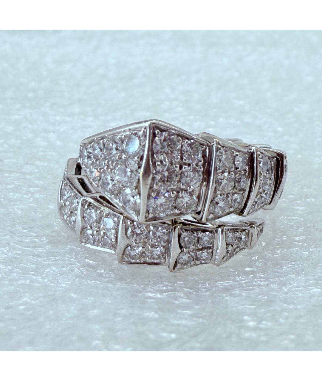 BVLGARI Серебряное кольцо из белого золота, фото 9