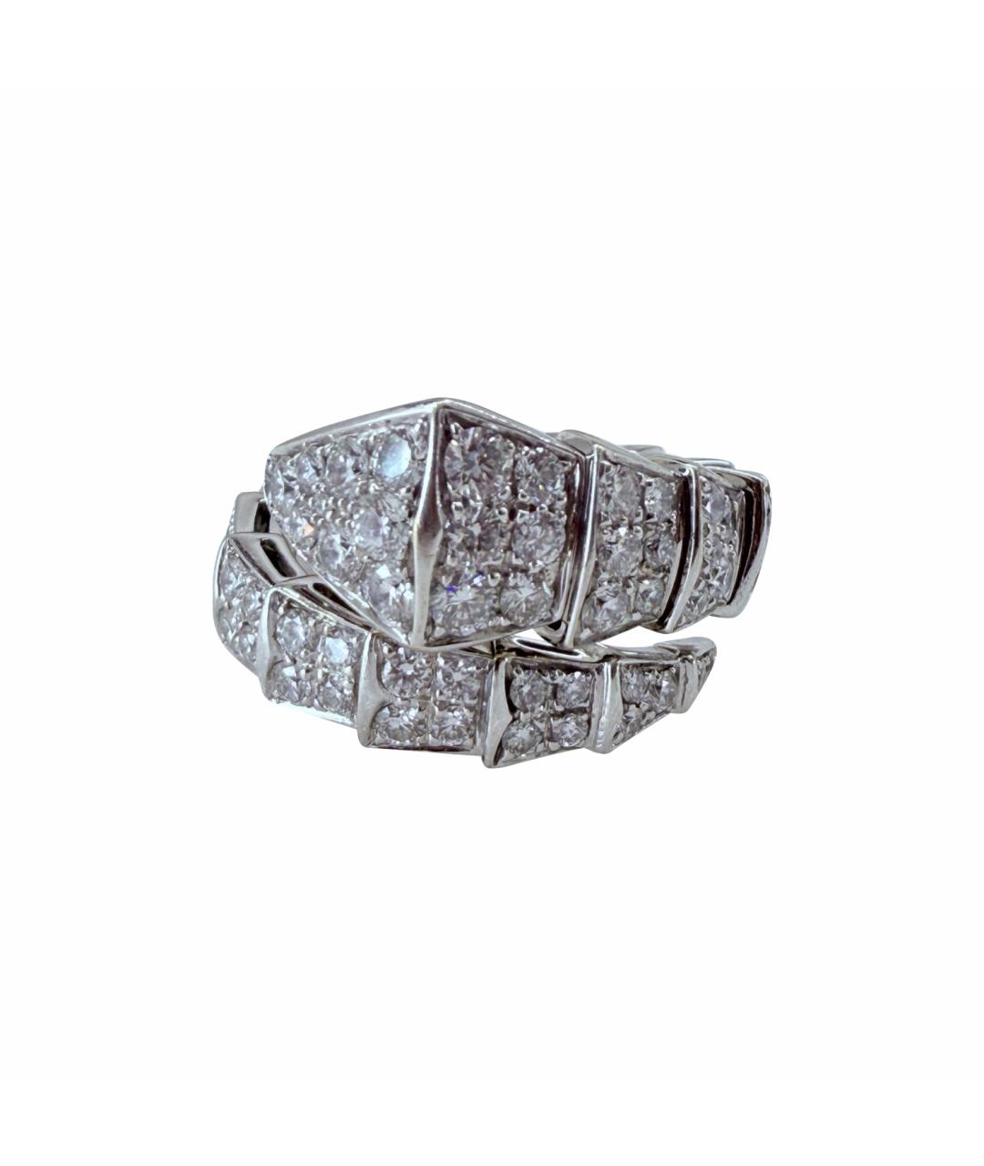 BVLGARI Серебряное кольцо из белого золота, фото 1