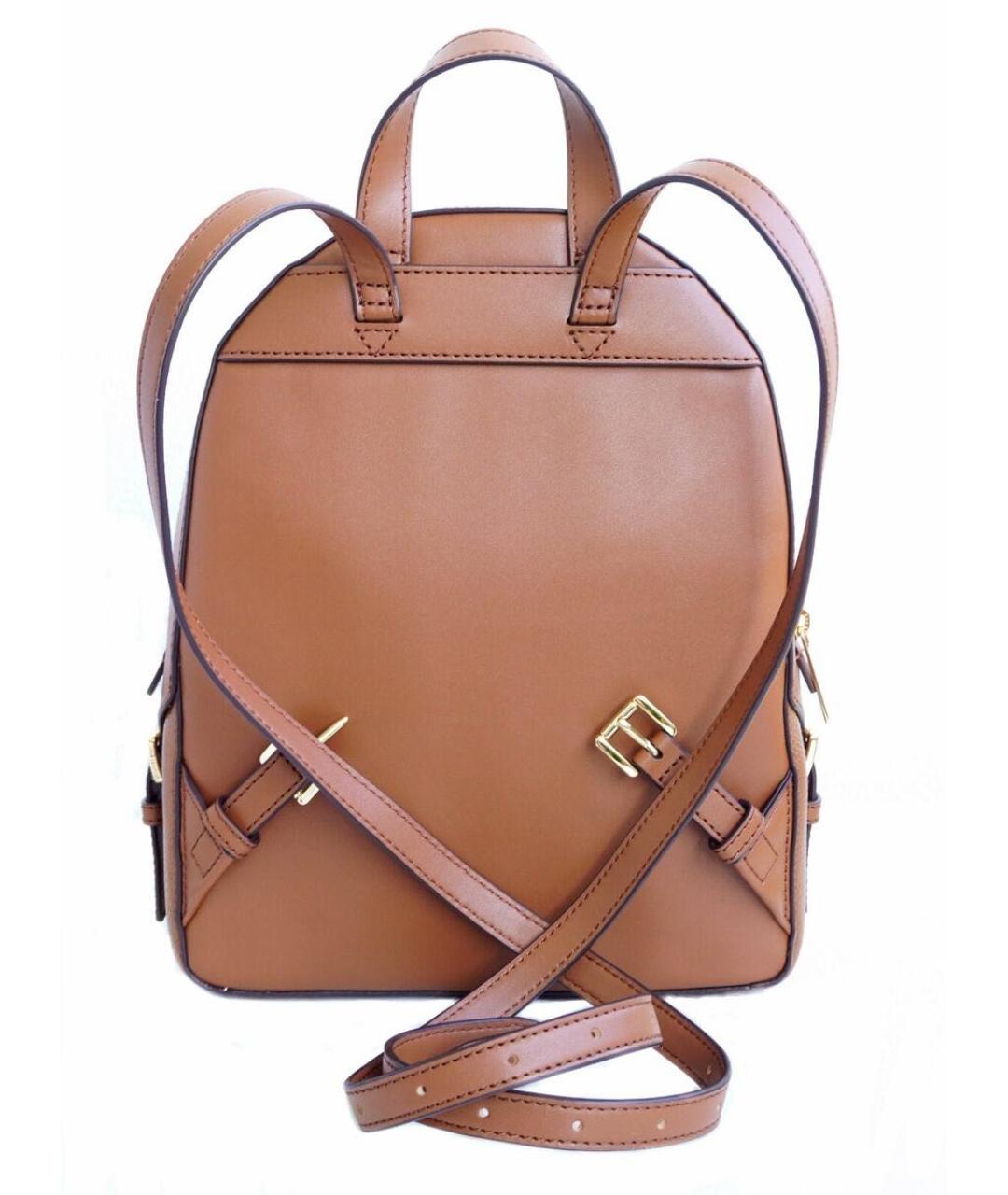 MICHAEL KORS Коричневый кожаный рюкзак, фото 4