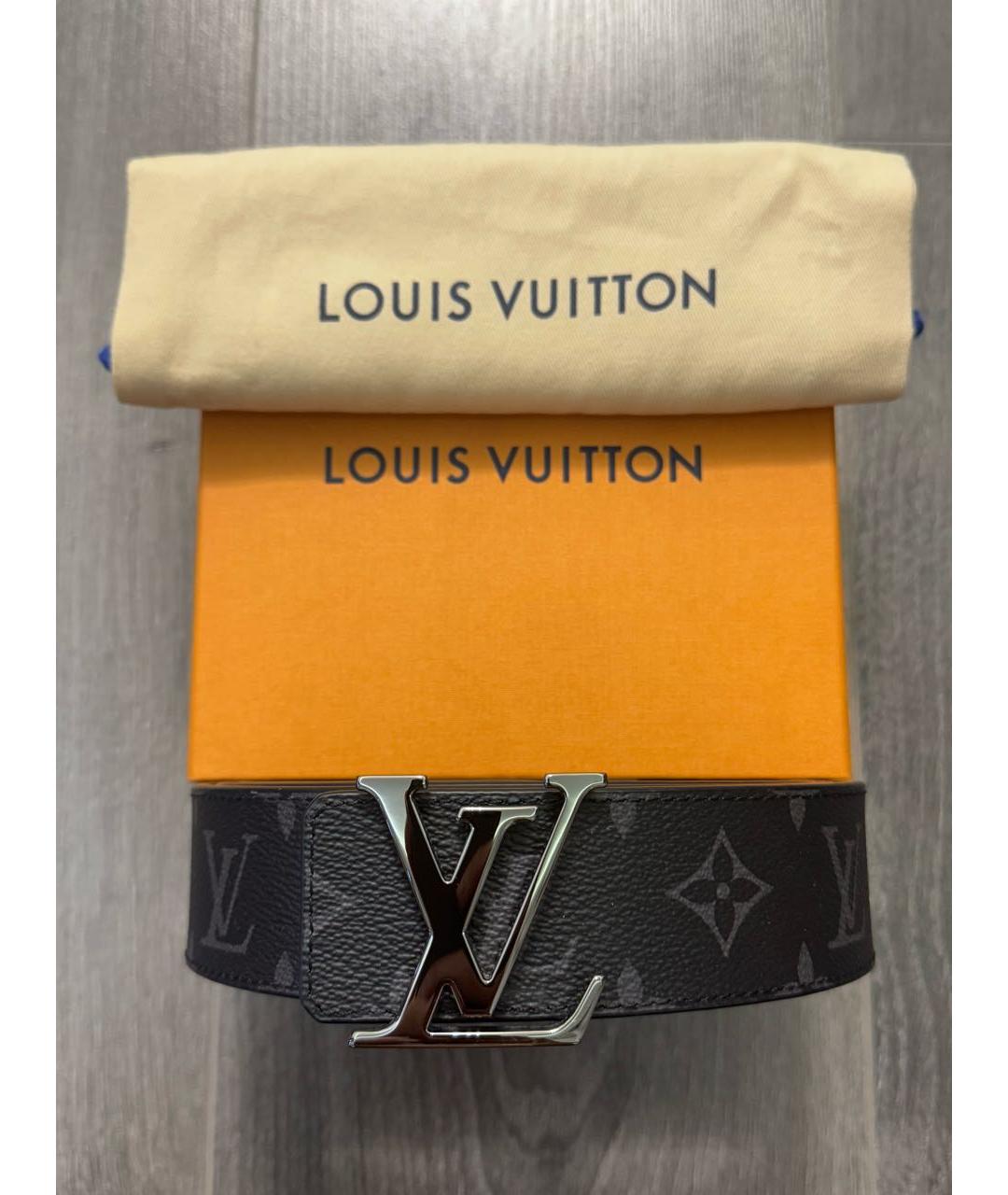 LOUIS VUITTON Черный ремень, фото 8