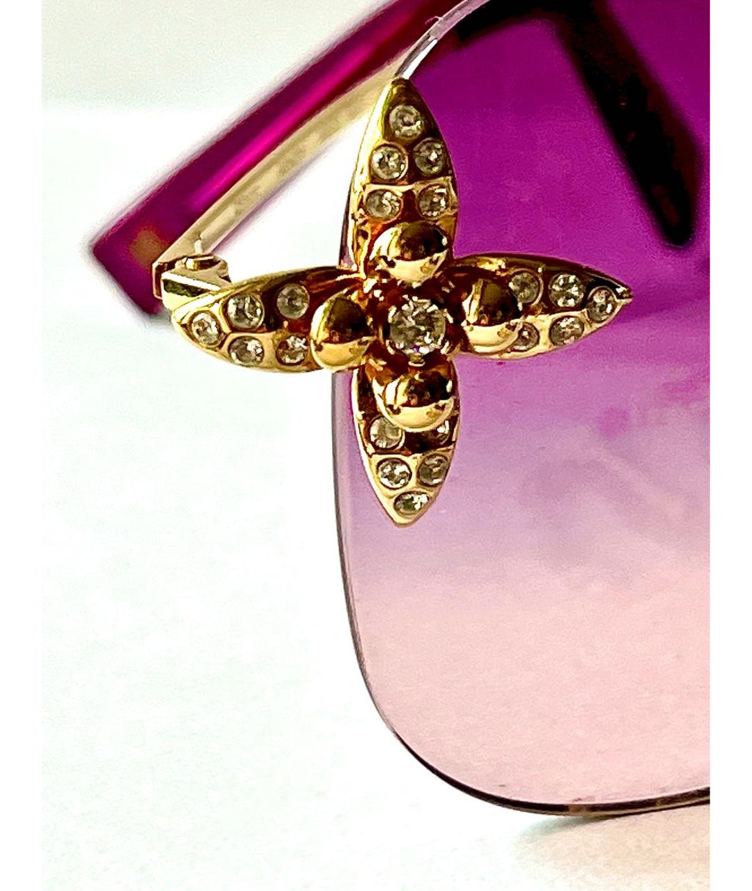 LOUIS VUITTON Фуксия солнцезащитные очки, фото 6