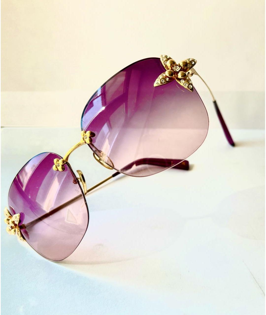 LOUIS VUITTON Фуксия солнцезащитные очки, фото 4