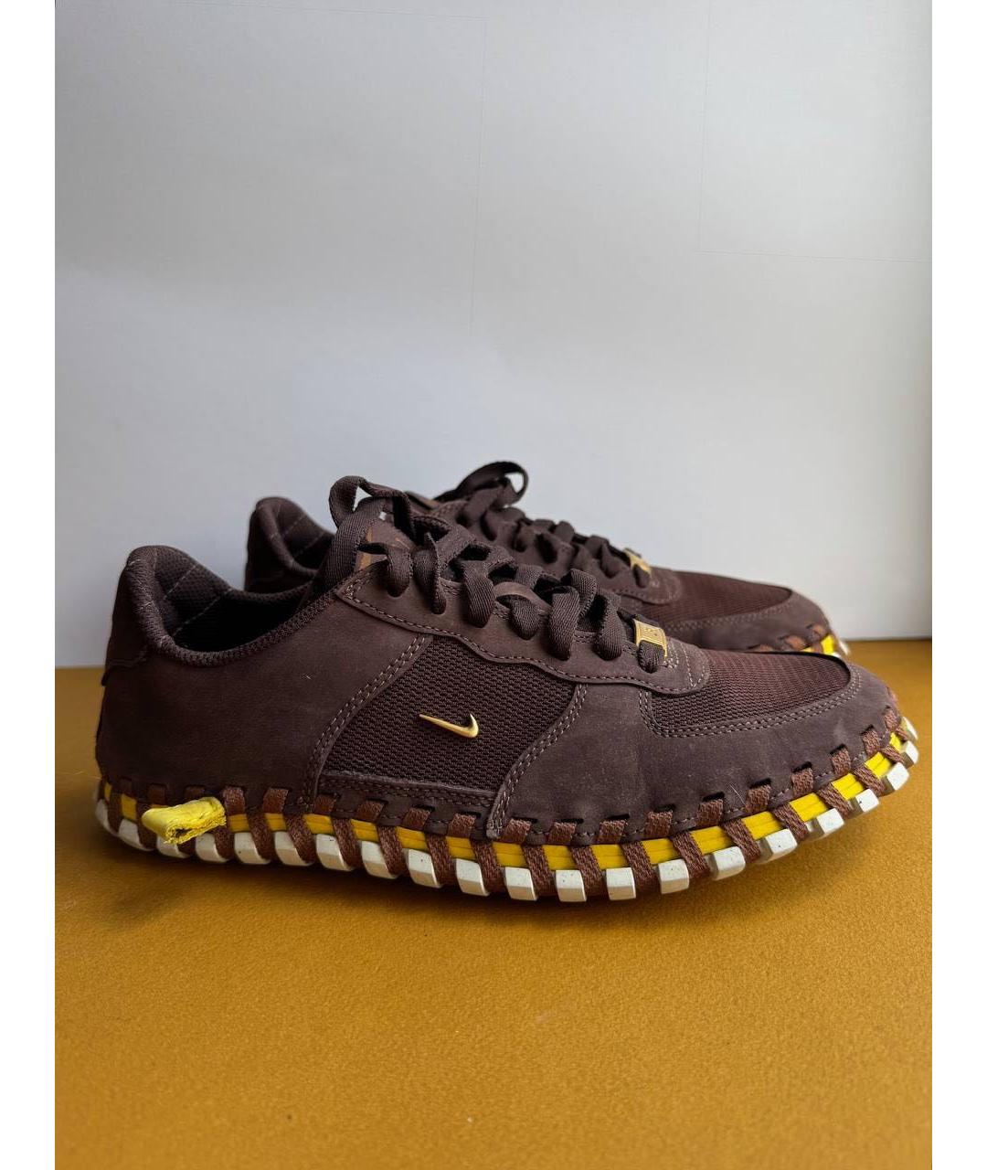 NIKE Коричневые кожаные кеды, фото 8