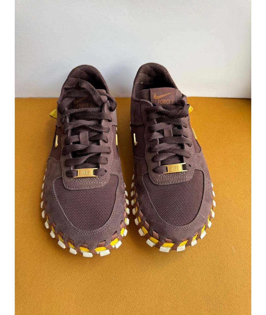 NIKE Коричневые кожаные кеды, фото 2