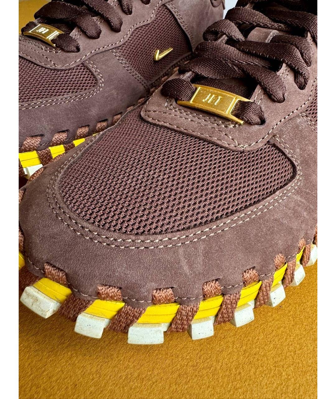 NIKE Коричневые кожаные кеды, фото 5