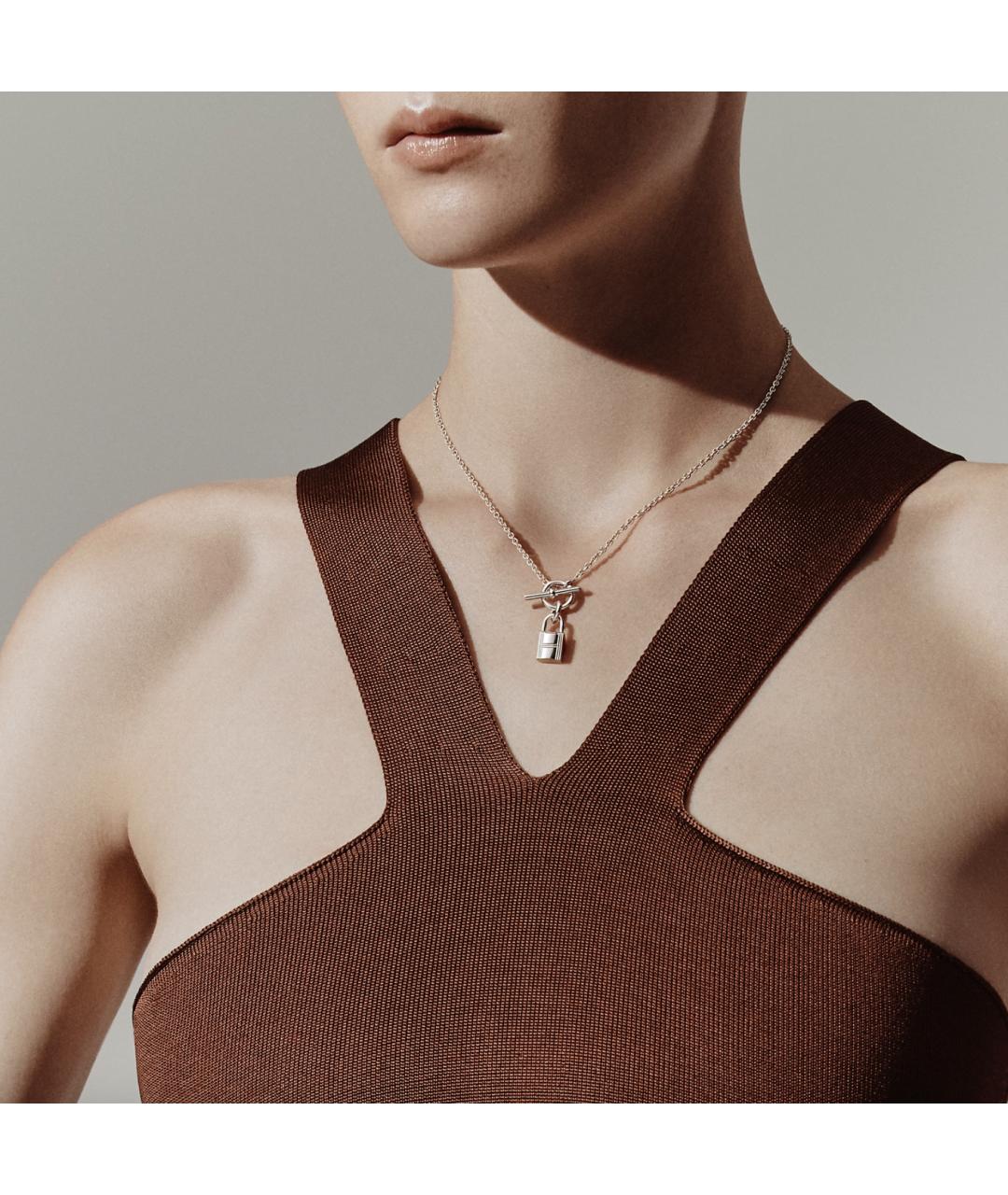 HERMES Серебряная серебряная подвеска, фото 5