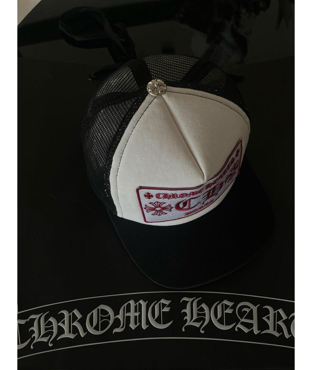 CHROME HEARTS Белая хлопковая кепка/бейсболка, фото 2