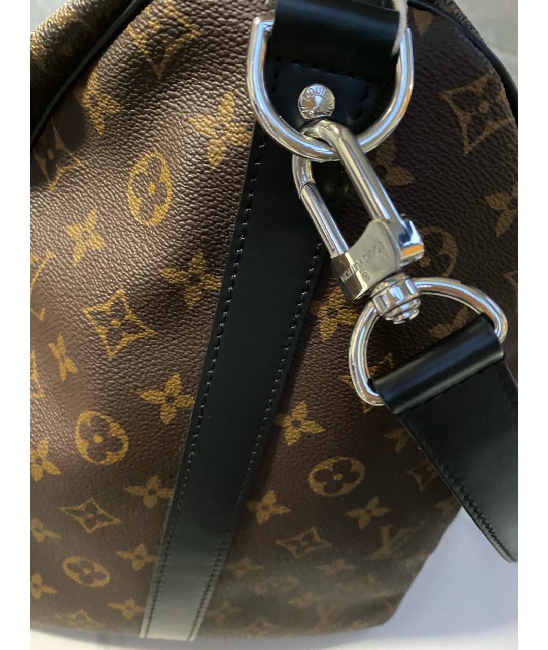 LOUIS VUITTON Коричневая дорожная/спортивная сумка, фото 7