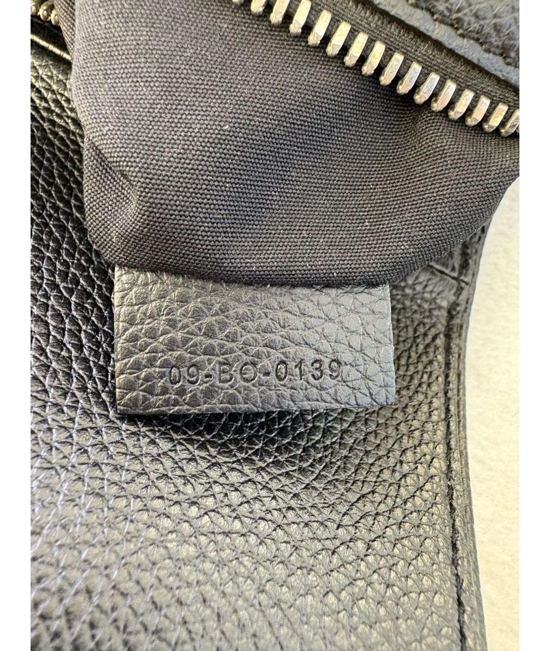 DIOR HOMME Черная кожаная сумка на плечо, фото 8