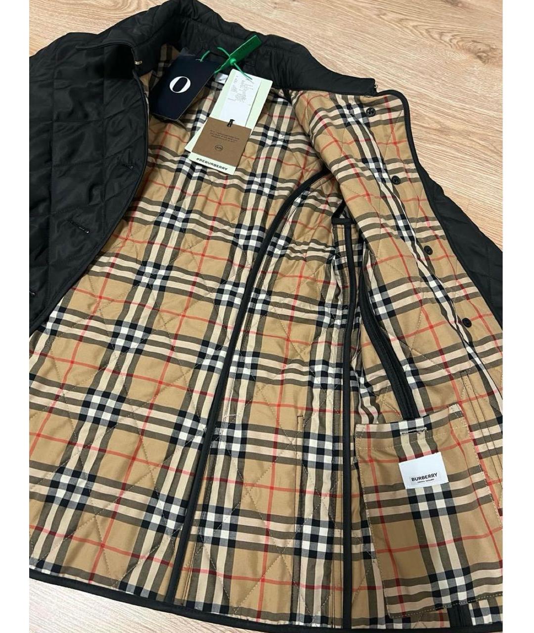 BURBERRY Черная куртка, фото 4