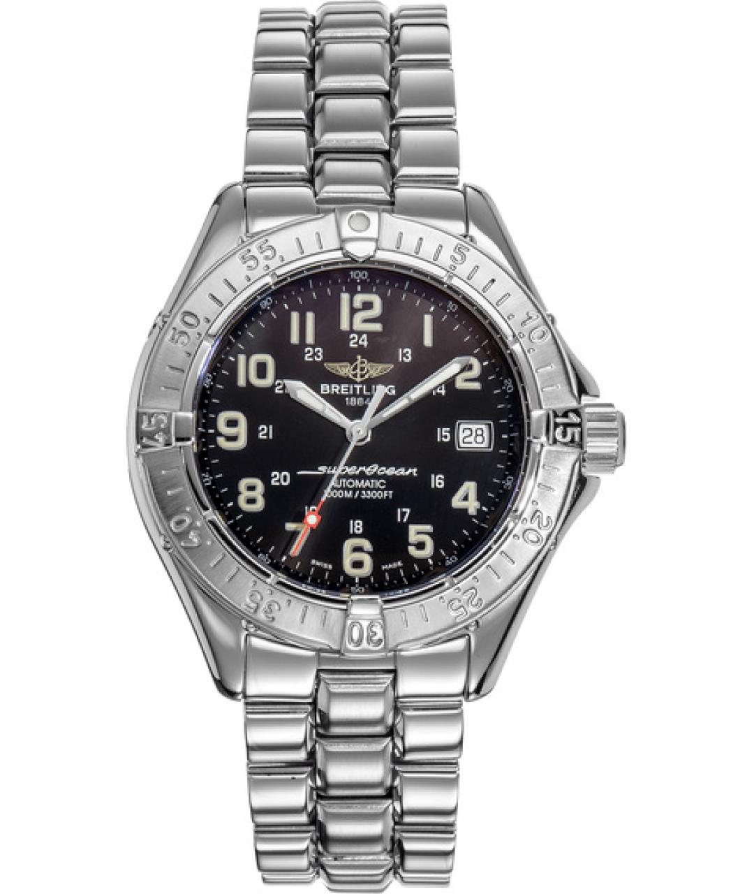 BREITLING Черные стальные часы, фото 1