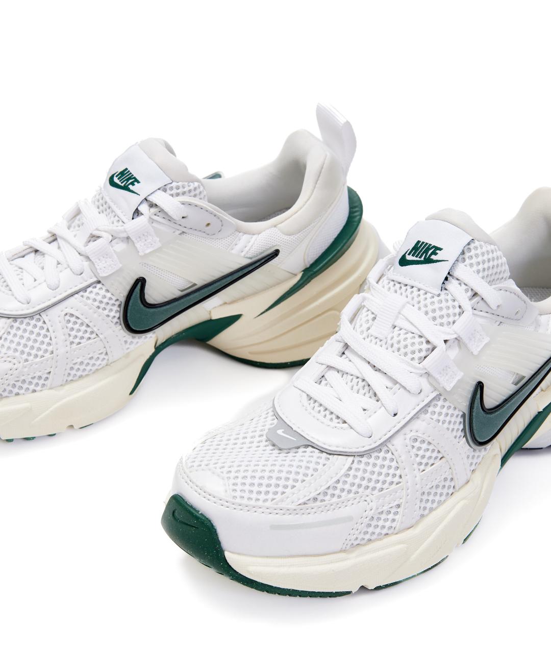 NIKE Белые текстильные кроссовки, фото 5